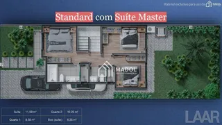 Casa de Condomínio com 3 Quartos à venda, 292m² no Colonia Dona Luiza, Ponta Grossa - Foto 73