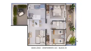 Apartamento com 2 Quartos à venda, 42m² no Chacaras São José, Goiânia - Foto 12