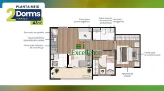 Apartamento com 2 Quartos à venda, 43m² no Campestre, Santo André - Foto 7