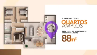Apartamento com 3 Quartos à venda, 88m² no Medicina, Pouso Alegre - Foto 3