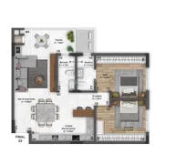 Apartamento com 1 Quarto à venda, 68m² no Nossa Senhora do Rosario, Santa Maria - Foto 3