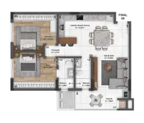 Apartamento com 1 Quarto à venda, 64m² no Nossa Senhora do Rosario, Santa Maria - Foto 9