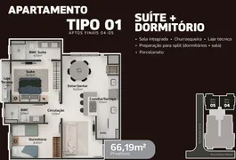Apartamento com 2 Quartos à venda, 66m² no Água Verde, Blumenau - Foto 2