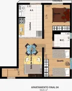 Apartamento com 2 Quartos à venda, 52m² no Residencial Greenville, Poços de Caldas - Foto 10