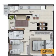 Apartamento com 3 Quartos à venda, 79m² no Rio Maina, Criciúma - Foto 17