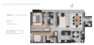 Apartamento com 2 Quartos à venda, 92m² no Bigorrilho, Curitiba - Foto 8