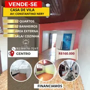 Casa de Vila com 2 Quartos à venda, 60m² no Centro, Manaus - Foto 1