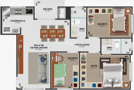 Apartamento com 3 Quartos à venda, 70m² no Cidade Jardim, São José dos Pinhais - Foto 17