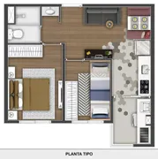 Apartamento com 2 Quartos à venda, 37m² no Recanto das Rosas, Osasco - Foto 2