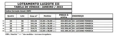 Terreno / Lote / Condomínio à venda, 515m² no Luizote de Freitas, Uberlândia - Foto 2