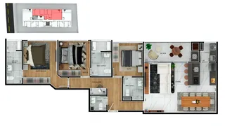 Apartamento com 3 Quartos à venda, 111m² no América, Joinville - Foto 12