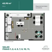 Conjunto Comercial / Sala com 1 Quarto à venda, 45m² no Centro, Atibaia - Foto 6