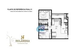 Apartamento com 2 Quartos à venda, 61m² no Centro, Holambra - Foto 4