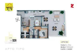 Apartamento com 2 Quartos à venda, 68m² no São Francisco, Curitiba - Foto 37