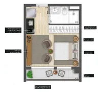 Apartamento com 1 Quarto à venda, 26m² no Consolação, São Paulo - Foto 16