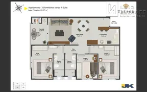 Apartamento com 3 Quartos à venda, 85m² no Jardim Eldorado, Palhoça - Foto 2