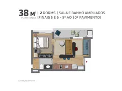 Apartamento com 1 Quarto à venda, 37m² no Butantã, São Paulo - Foto 12