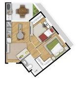 Apartamento com 2 Quartos à venda, 45m² no Centro, Diadema - Foto 11