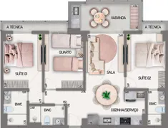Apartamento com 2 Quartos à venda, 66m² no Monte Castelo, Cabedelo - Foto 26
