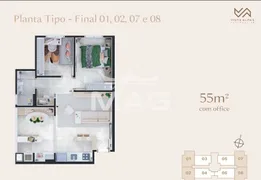 Apartamento com 2 Quartos à venda, 55m² no Alto Taruma, Pinhais - Foto 8