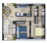 Apartamento com 2 Quartos à venda, 52m² no Alto Branco, Campina Grande - Foto 9