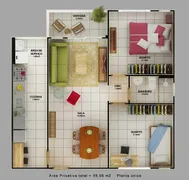 Apartamento com 2 Quartos à venda, 56m² no Rocha Sobrinho, Mesquita - Foto 11