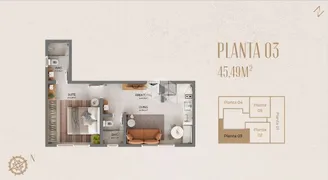 Apartamento com 1 Quarto à venda, 43m² no Campinas, São José - Foto 19