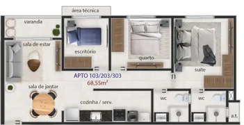 Apartamento com 2 Quartos à venda, 57m² no Ipês, João Pessoa - Foto 11