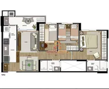 Apartamento com 3 Quartos para alugar, 71m² no Vila Siam, Londrina - Foto 39