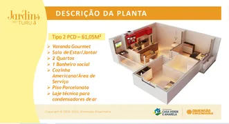 Apartamento com 2 Quartos à venda, 54m² no Turu, São Luís - Foto 8