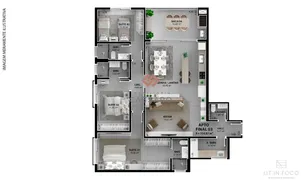 Apartamento com 3 Quartos à venda, 135m² no Joao Paulo, Florianópolis - Foto 16