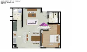 Apartamento com 1 Quarto à venda, 56m² no Aruan, Caraguatatuba - Foto 7