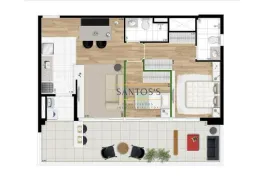 Apartamento com 1 Quarto para venda ou aluguel, 35m² no Brooklin, São Paulo - Foto 20