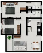 Apartamento com 2 Quartos à venda, 52m² no Gramame, João Pessoa - Foto 4