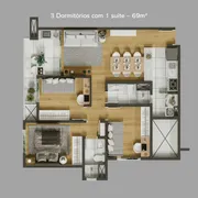 Apartamento com 2 Quartos à venda, 54m² no Centro, Diadema - Foto 47