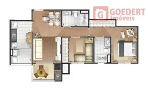 Apartamento com 2 Quartos à venda, 64m² no Vila Augusta, Guarulhos - Foto 11