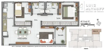 Apartamento com 3 Quartos à venda, 86m² no Cidade Universitaria Pedra Branca, Palhoça - Foto 17
