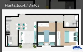 Apartamento com 2 Quartos à venda, 44m² no Cidade A E Carvalho, São Paulo - Foto 19