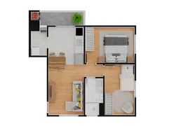 Apartamento com 2 Quartos à venda, 53m² no Rio Verde, Colombo - Foto 7