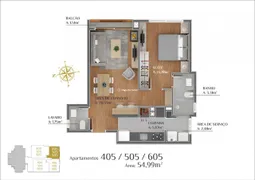 Apartamento com 1 Quarto à venda, 59m² no Centro, Gramado - Foto 3