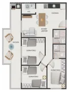 Apartamento com 3 Quartos à venda, 83m² no Praia Vista Linda, Bertioga - Foto 23