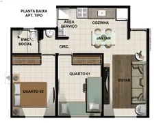 Apartamento com 2 Quartos à venda, 41m² no Inhama, Igarassu - Foto 14