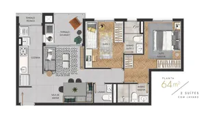 Apartamento com 3 Quartos à venda, 78m² no Bela Vista, Osasco - Foto 33