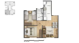 Apartamento com 2 Quartos à venda, 42m² no Guabiraba, Recife - Foto 6