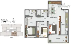 Apartamento com 2 Quartos à venda, 67m² no Cidade Universitaria Pedra Branca, Palhoça - Foto 20