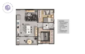 Apartamento com 2 Quartos à venda, 51m² no Jardim Simus, Sorocaba - Foto 9