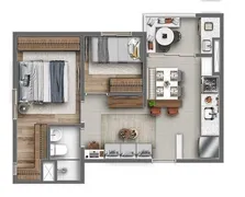 Apartamento com 2 Quartos à venda, 45m² no Vila Carmosina, São Paulo - Foto 42