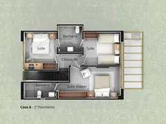 Casa de Condomínio com 3 Quartos à venda, 115m² no Araras, Petrópolis - Foto 3