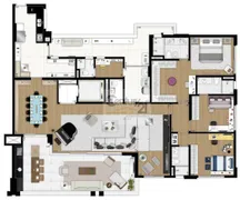 Apartamento com 4 Quartos para alugar, 241m² no Jardim das Perdizes, São Paulo - Foto 31