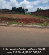 Terreno / Lote / Condomínio à venda, 410m² no Caldas do Oeste, Caldas Novas - Foto 1